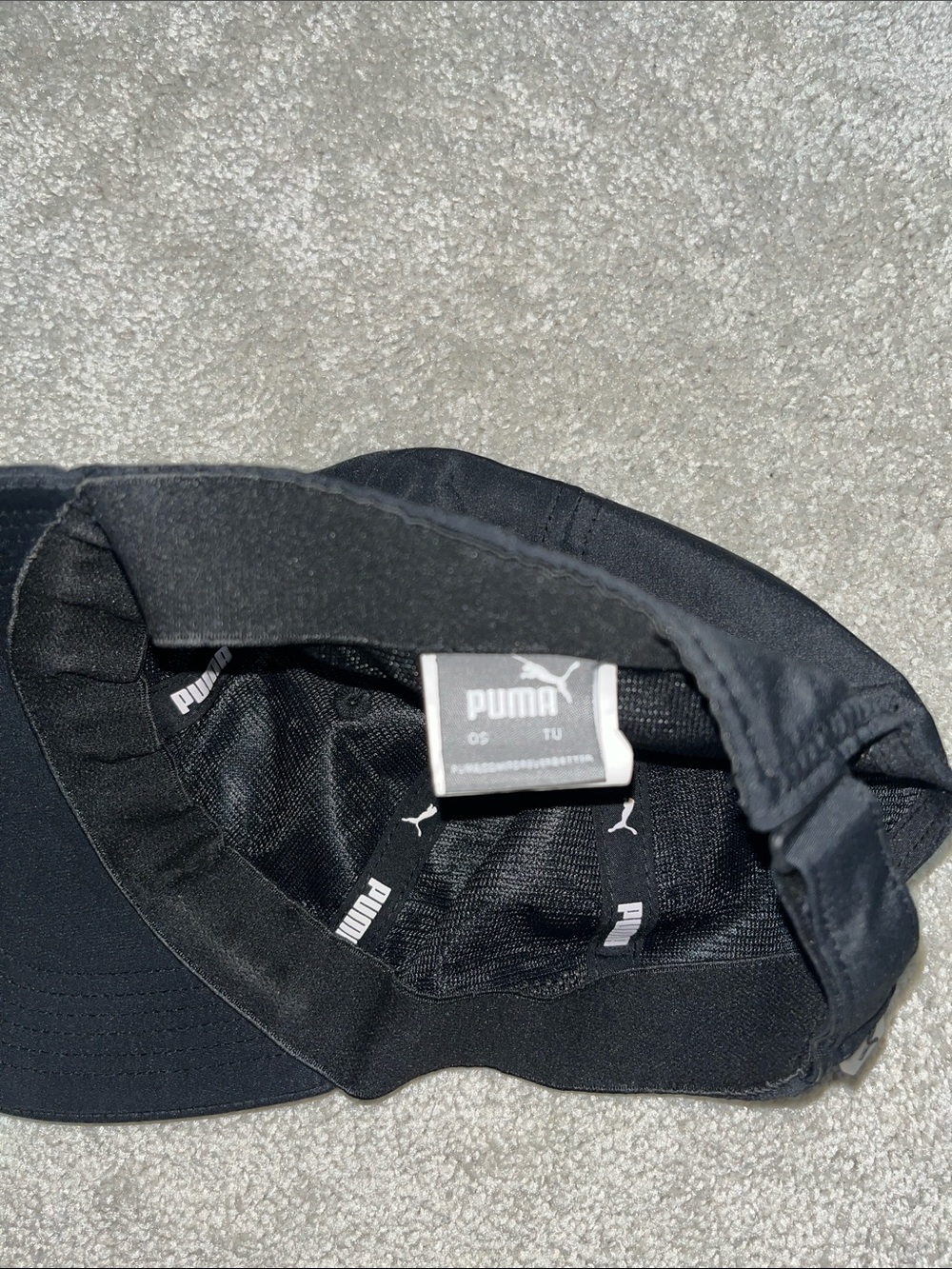 Puma Black Performance Baseball Cap - Picture 2 of 3